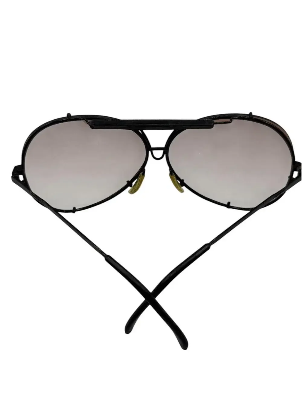 Vintage  Large Aviator Frames Sunglasses, Oversized, Graduated Brown Tint